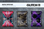 Glitch Psychedelic 11. Digital Paper, a Texture Illustration by KENO Mascots (Thumbnail 4 of 9)