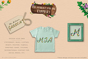 Floral Alphabet - Secret Garden, a Decorative Illustration by Lisa's Balcony (Thumbnail 3 of 5)