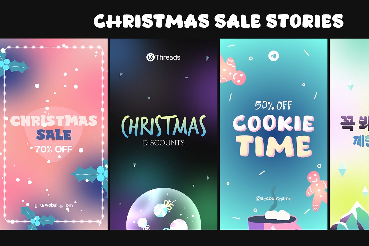 Christmas Sale Stories for DaVinci, a Templates & Theme by 2dfx (Photo 1 of 2)