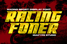 Racing Foner Sport Font