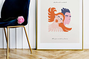Modern Love Wall Art Creator, a Decorative Illustration by Leleka.Store (Thumbnail 9 of 16)