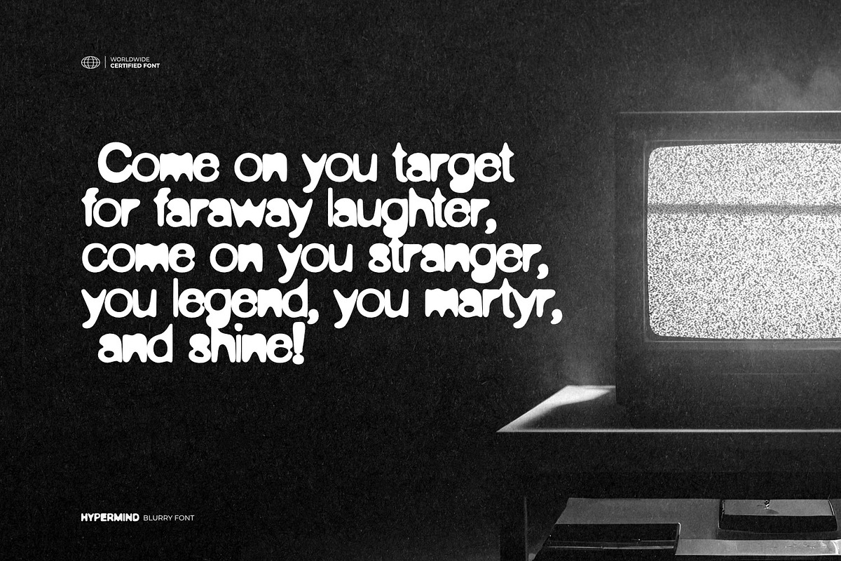 Hypermind - Blurry Font, a Sans Serif Font by ikiiko (Photo 5 of 7)