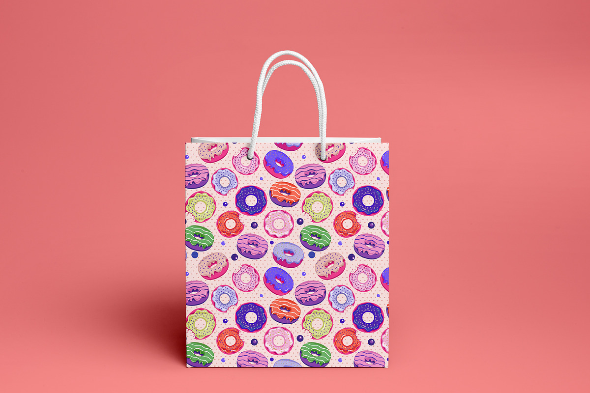 Cute donuts with colorful glazing, a Background Graphic by martynmarin (Photo 10 of 11)