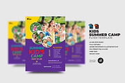 Summer Camp Flyer Template, a Flyer Template by Aam360 (Thumbnail 1 of 3)