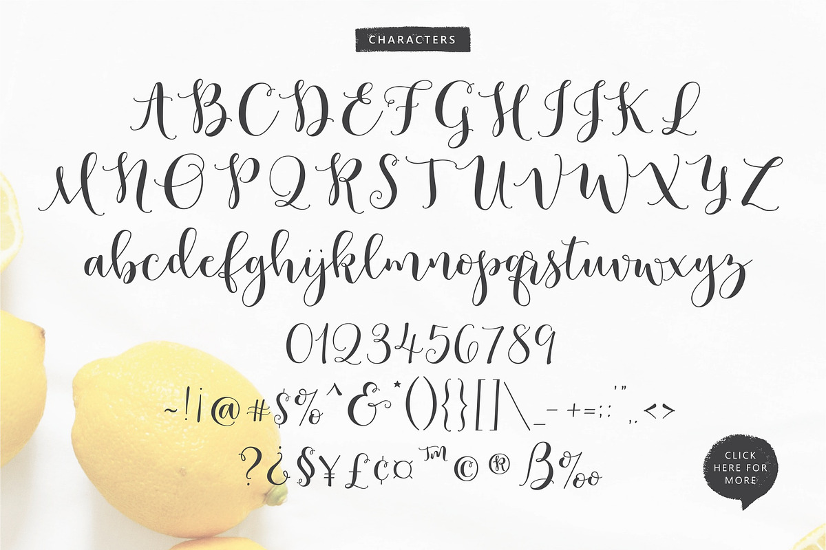 Lemons Mangos Sunshine, a Handwritten Font by Emily Spadoni (Photo 9 of 10)