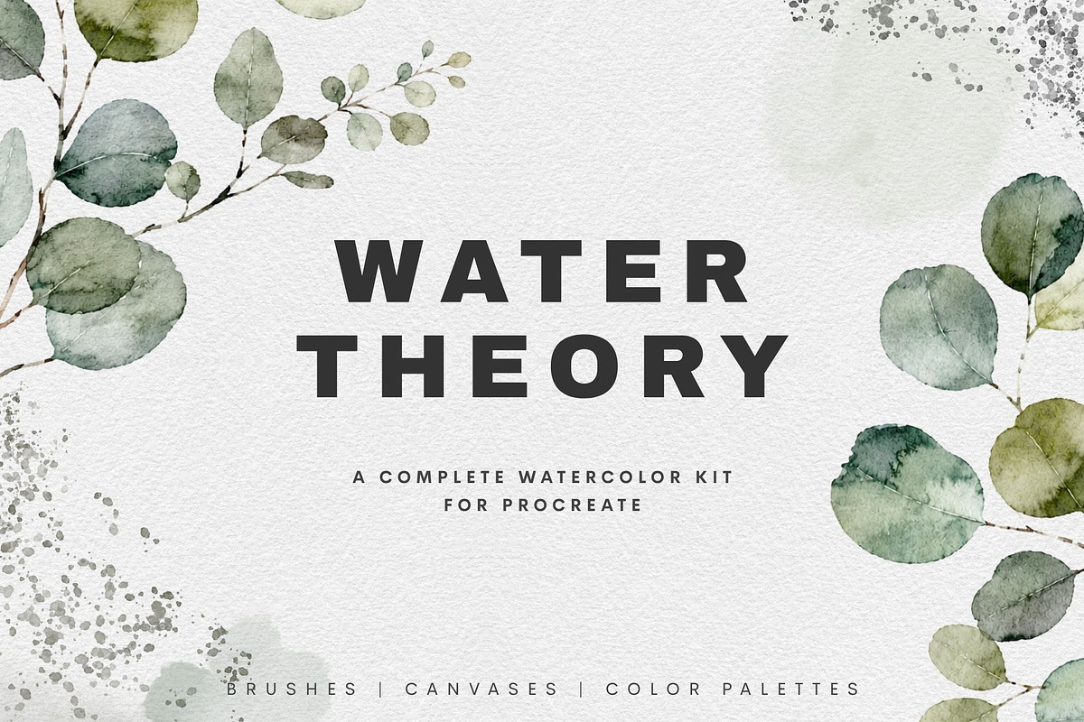 Water Theory | Procreate Brushes, a Brush Add-On by Fins and Fiction (Photo 1 of 9)