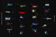 Cyberpunk Line Callouts, an Object Graphic by Pixflow (Thumbnail 2 of 5)