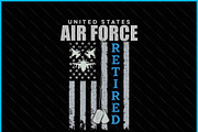 Veteran Of The USA Air Force Retired, a Graphic by Creativeusart (Thumbnail 3 of 4)