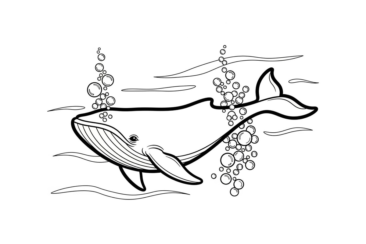 Whale Line Art Vector Bundle, an Illustration by yasushie (Photo 9 of 51)
