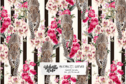 Maximalist Leopard Wallpaper, a Wallpaper Graphic by Bloomart Studio (Thumbnail 1 of 6)