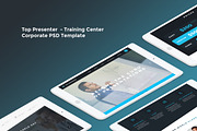 Top Presenter - Training Center PSD, a Websites & App Template by Spartak Vee (Thumbnail 1 of 7)