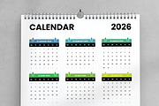 2026 Calendar Template, a Stationery Template by ContestDesign (Thumbnail 2 of 3)