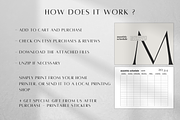 Digital Monthly Schedule Tracker, a Print Template by BRANDcontent (Thumbnail 6 of 6)