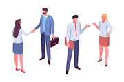 Isometric Business People Vector Set, a Finance Illustration by Vector_Art (Thumbnail 11 of 14)