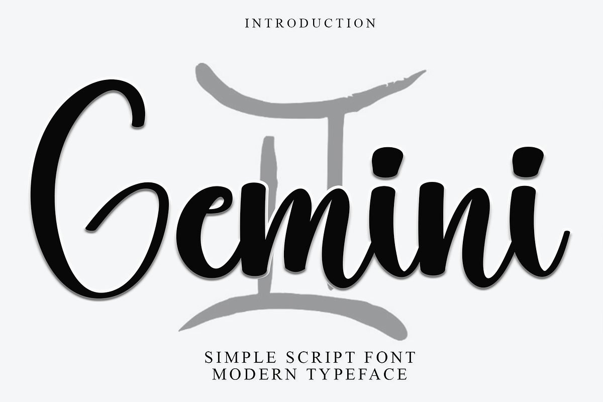 Gemini, a Handwritten Font by FreshTypeINK (Photo 1 of 9)