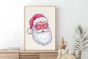 Sequin Christmas Faux Glitter Santa, an Illustration by SinaCreation (Thumbnail 4 of 7)