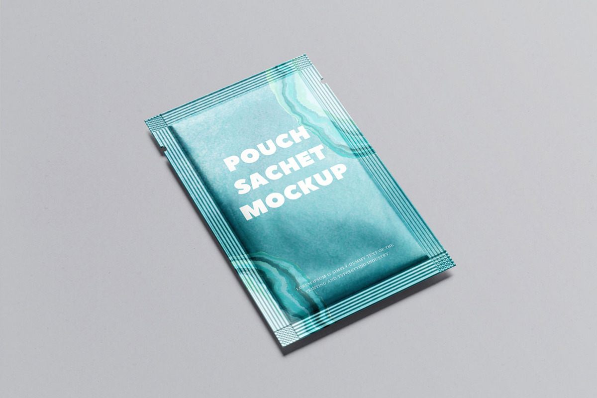 Pouch Sachet Mockup