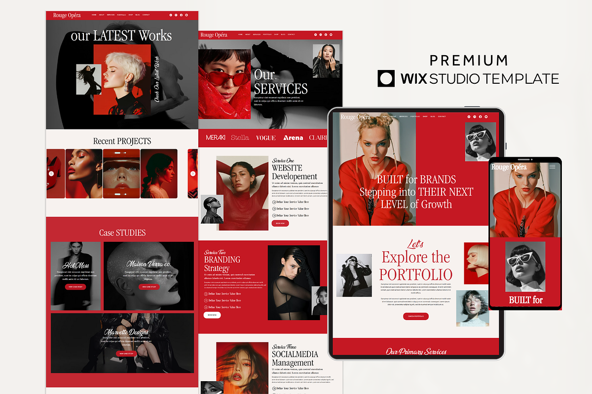 Luxury Wix Studio Website Template, a Wix Template by AdvertFox (Photo 4 of 10)