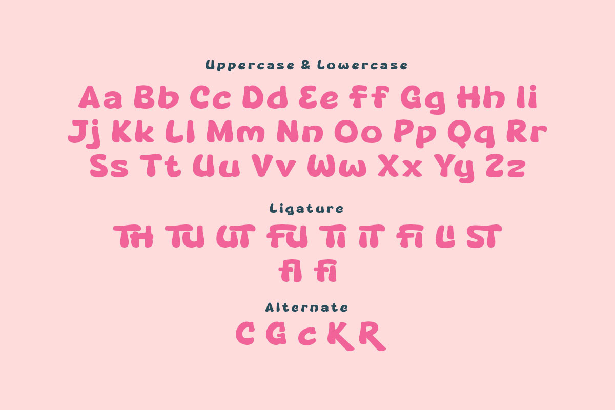 Likefu - Retro Display Font, a Handwritten Font by twinstd (Photo 9 of 10)