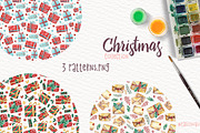 Watercolor Christmas pigs, an Animal Illustration by talloshau's illustrations (Thumbnail 3 of 5)