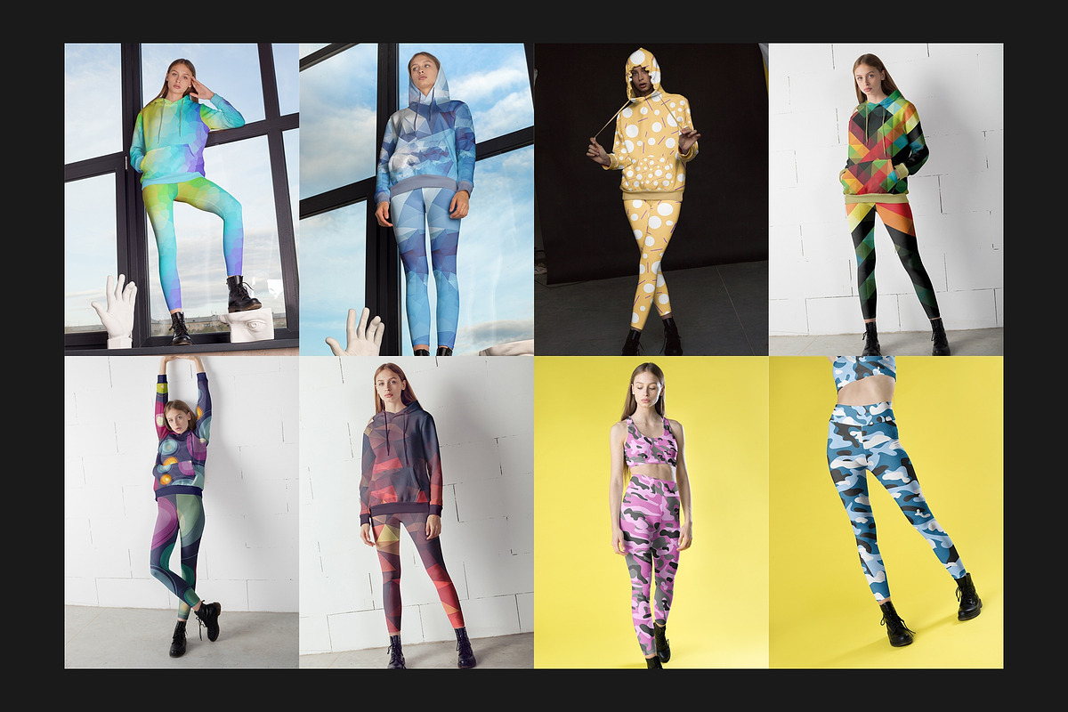 100 Leggings Mock-Up Set, a Bottom Mockup by Freeman Studio (Photo 5 of 24)