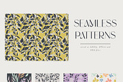 Inked Florals, a Texture Illustration by 7th Avenue Designs (Thumbnail 5 of 11)
