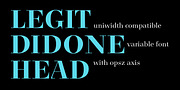 Legit Didone Head, a Serif Font by Finaltype (Thumbnail 1 of 14)