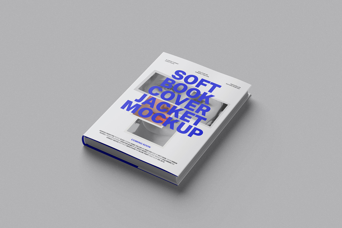 Soft Book Cover Jacket Mockup, a Books & Magazine Mockup by UFR_GRAPHIC (Photo 5 of 5)