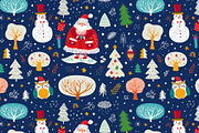 Cute Christmas collection, a Seasonal Illustration by MoleskoStudio (Thumbnail 7 of 7)