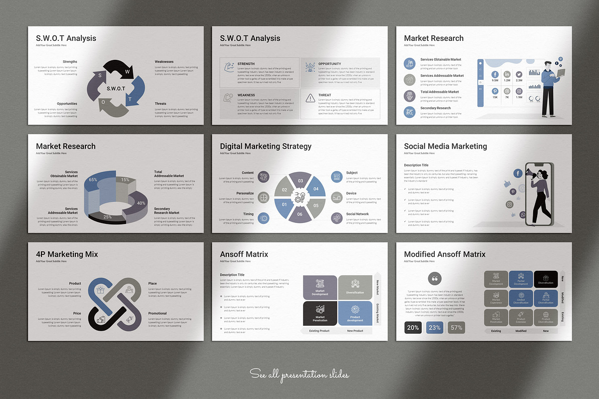Marketing Plan Keynote Template, a Presentation Template by TemplatesForest