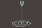 Spiral 3D Printing Candle Holder, an Object 3D Model by Kseniya-Omega (Thumbnail 4 of 5)