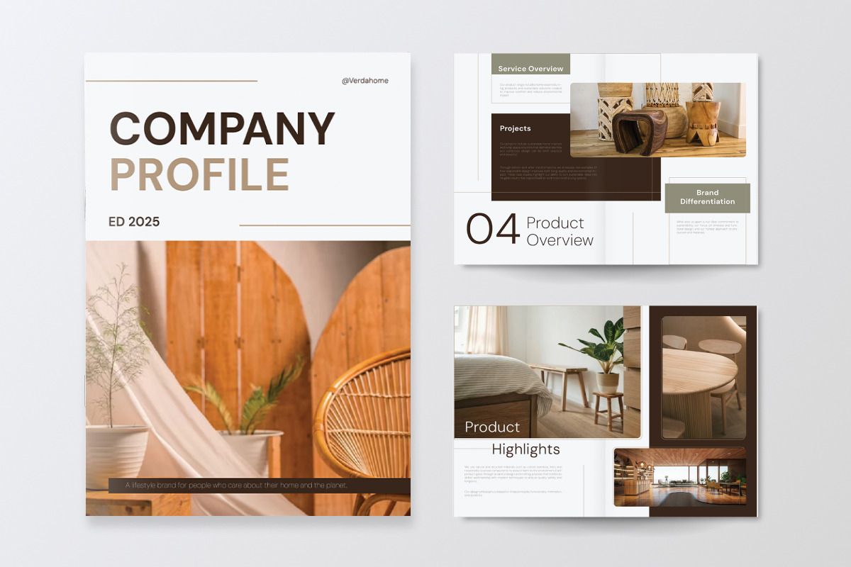 Sustainable Living Brand Brochure, a Brochure Template by productype1 (Photo 5 of 6)