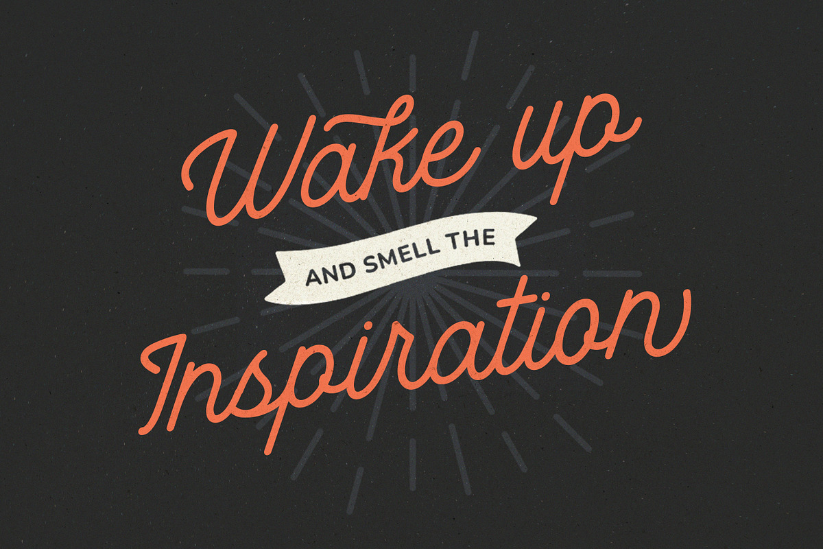 Rotterhead Monoline Vintage Font, a Script Font by Seagulls Creative (Photo 2 of 8)