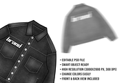 Jacket Mockup PSD | Editable, a Hoody Mockup by std.badboy (Thumbnail 3 of 4)