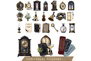 The Last Hour Vintage New Year Kit, a Seasonal Illustration by ThatsDesignArt (Thumbnail 17 of 19)