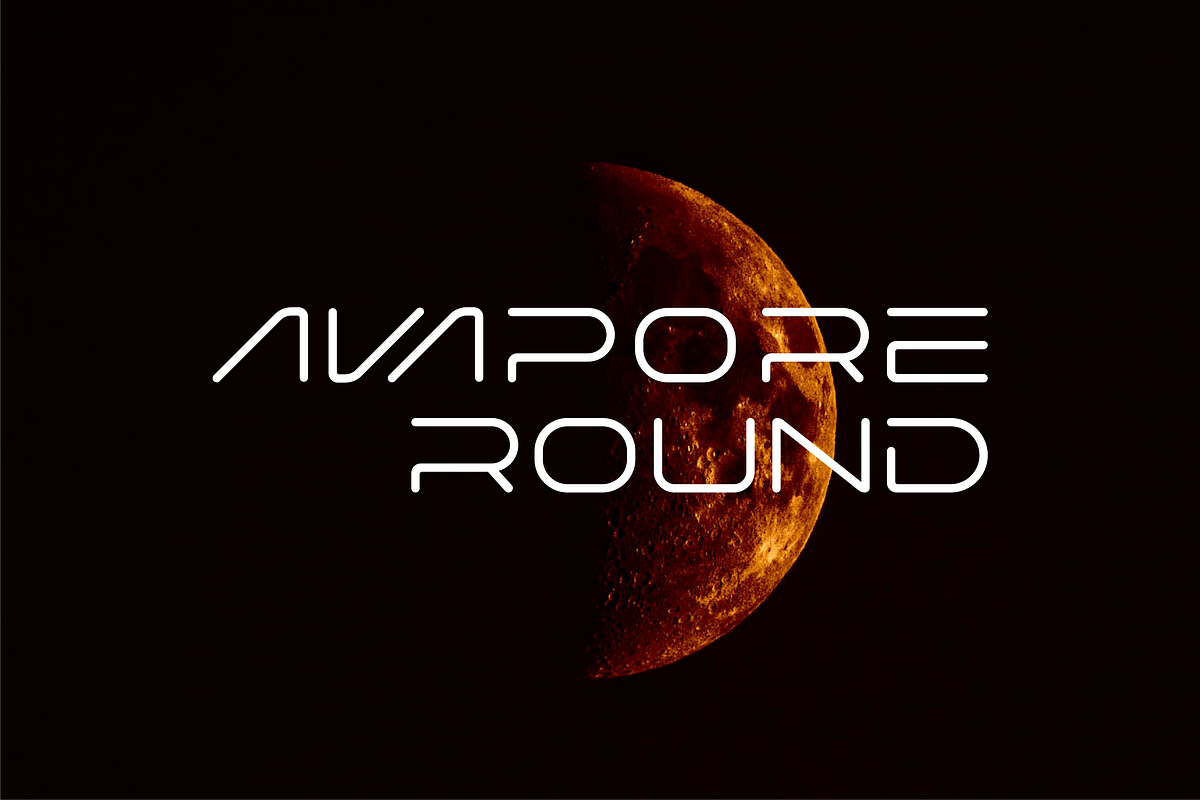 Avapore Round, a Sans Serif Font by lelevien (Photo 1 of 5)