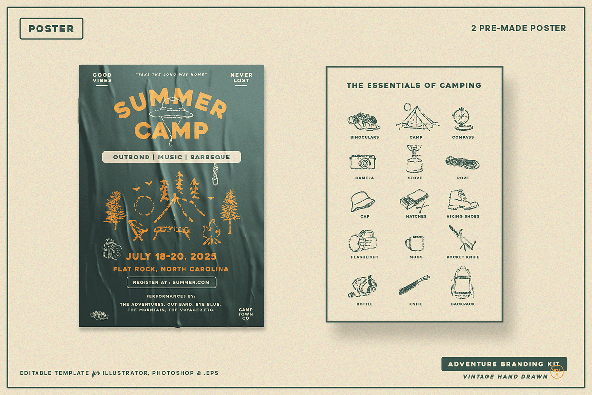 Adventure Branding Kit, a Branding & Logo Template by Refolve Design (Photo 19 of 29)