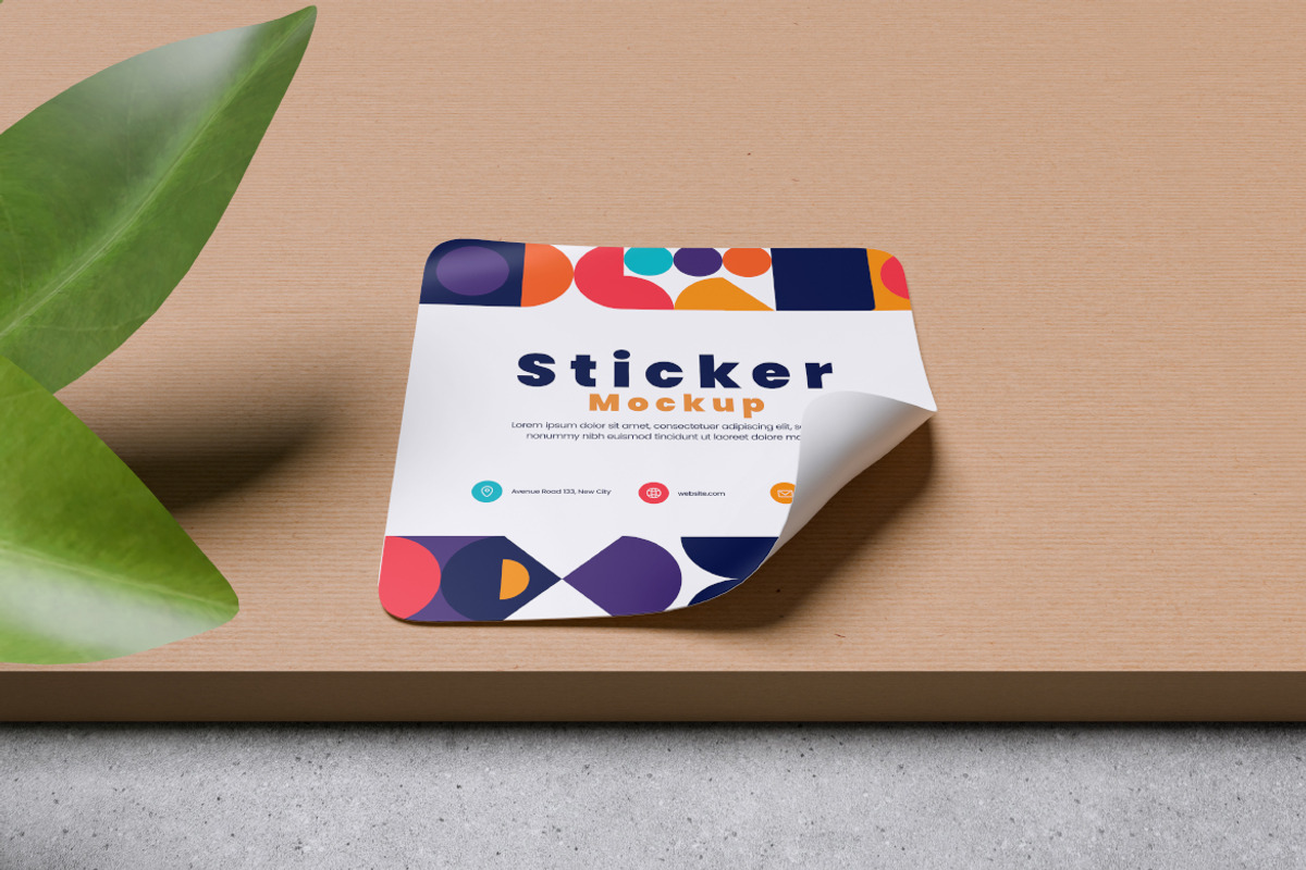 Sticker Mockup Bundle Set, an Advertising Mockup by Rielismee (Photo 4 of 5)