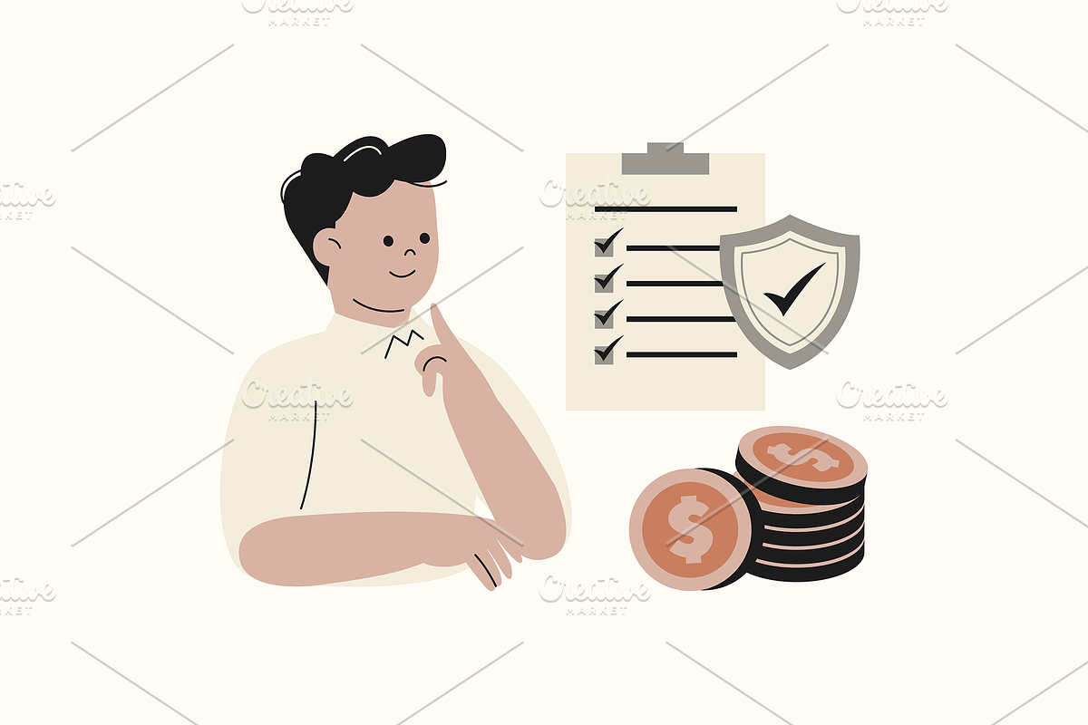 Early Retirement Illustration, an Object Graphic by Jump Studio (Photo 8 of 13)