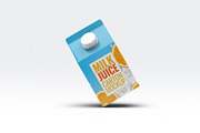 Milk or Juice Carton Mockup, an Advertising Mockup by Hubzway (Thumbnail 3 of 6)