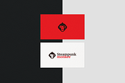 Steampunk monkee logo template, a Branding & Logo Template by Triptic • Online store (Thumbnail 3 of 5)