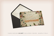 Invitation+Envelope Editable Mockup, a Print Template by Hype Your Prints (Thumbnail 3 of 4)