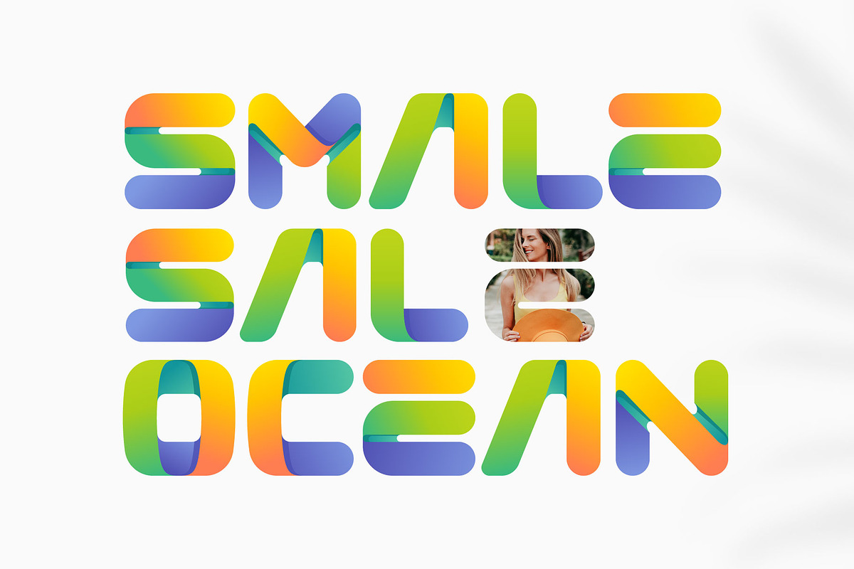 One line 4, a Sans Serif Font by kaer_shop (Photo 2 of 8)
