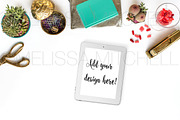 Succulent Styled Desktop Mockup #01, an Advertising Mockup by MMStyledStock (Thumbnail 2 of 3)