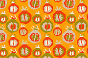 Tomatos and carrots patterns., a Pattern Graphic by Little A (Aigul) (Thumbnail 2 of 2)