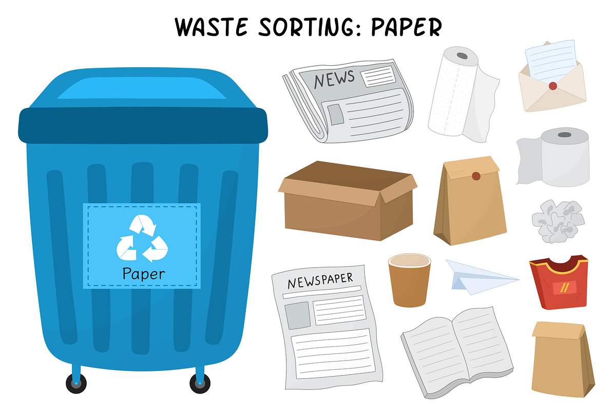 Waste Sorting Collection, a Food Illustration by Gulnara Sabirova (Photo 7 of 9)