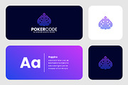 Modern Gradient Poker code Logo, a Branding & Logo Template by Artnivora.Std (Thumbnail 2 of 3)