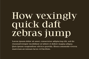 Daeron - Display Serif