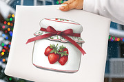 Strawberry Cottage Spring Watercolor, an Illustration by Digital Artistic99 (Thumbnail 10 of 11)