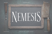 Nemesis Vintage Font, a Serif Font by JumboDesign (Thumbnail 1 of 7)
